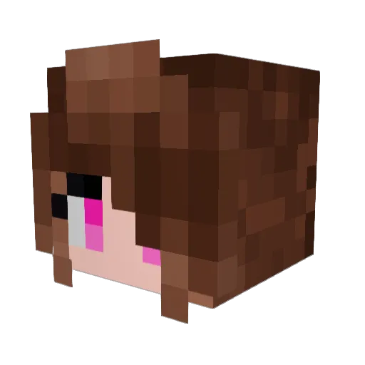 _kynubyn_ Minecraft avatar head, 3D render