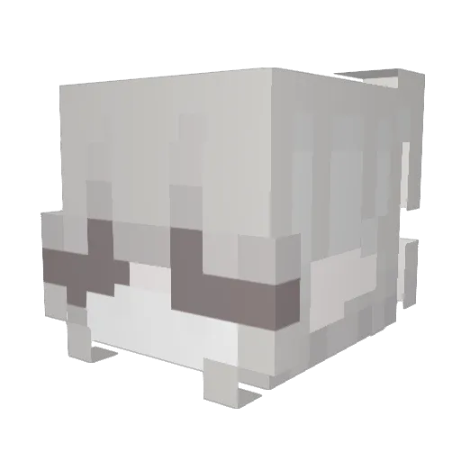 _l3xi Minecraft avatar head, 3D render