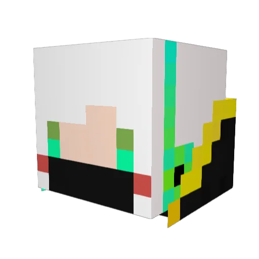 _l_BaMbOo_l_ Minecraft avatar head, 3D render