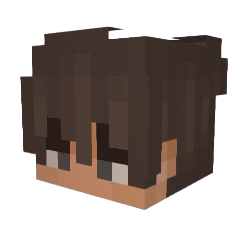 _lah_ Minecraft avatar head, 3D render