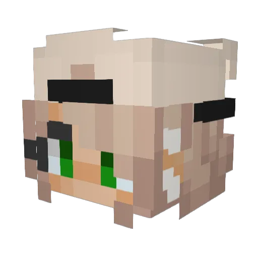 _laila Minecraft avatar head, 3D render