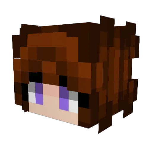 _lasagne_v2 Minecraft avatar head, 3D render