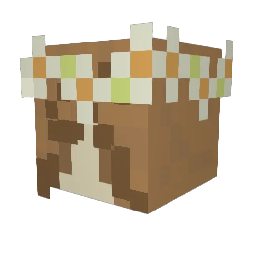 _lav_ Minecraft avatar head, 3D render