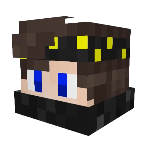 _lexei_ Minecraft avatar head, 3D render