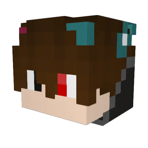 _lsimplel_ Minecraft avatar head, 3D render