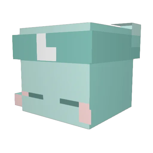 _ltsuki_ Minecraft avatar head, 3D render