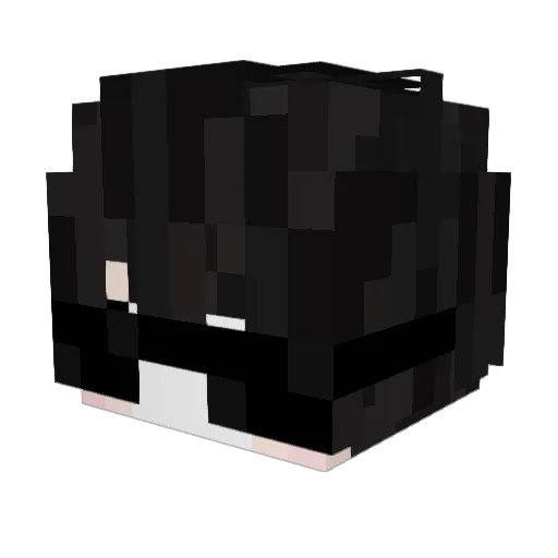 _luciferqx Minecraft avatar head, 3D render