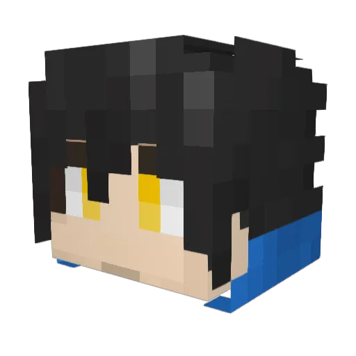 _ludovic_ Minecraft avatar head, 3D render