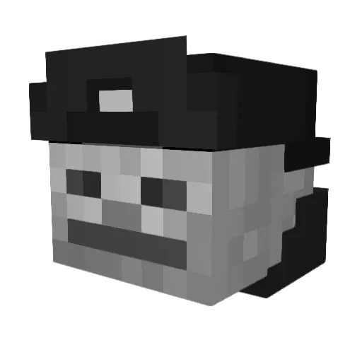 _lyee Minecraft avatar head, 3D render