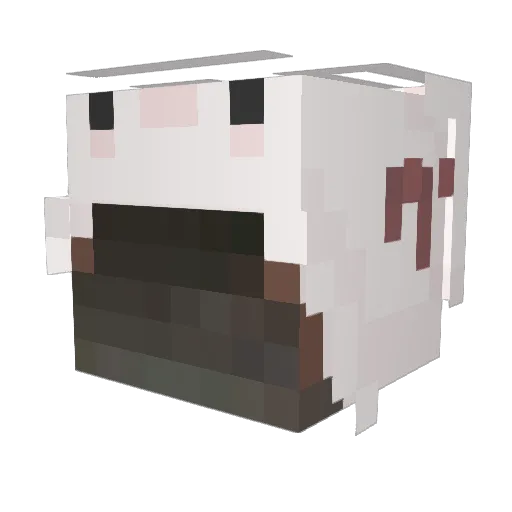 _lyt Minecraft avatar head, 3D render