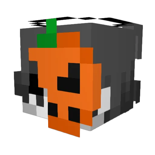 _m3zi_ Minecraft avatar head, 3D render