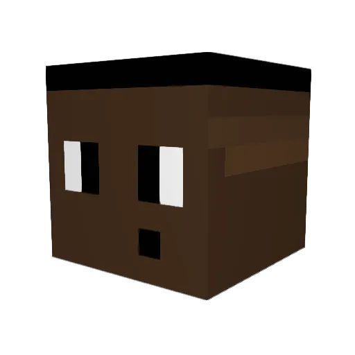 _m4rquit0_ Minecraft avatar head, 3D render