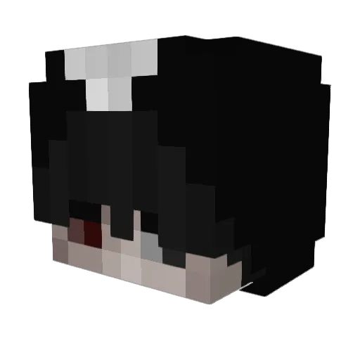 _maax Minecraft avatar head, 3D render