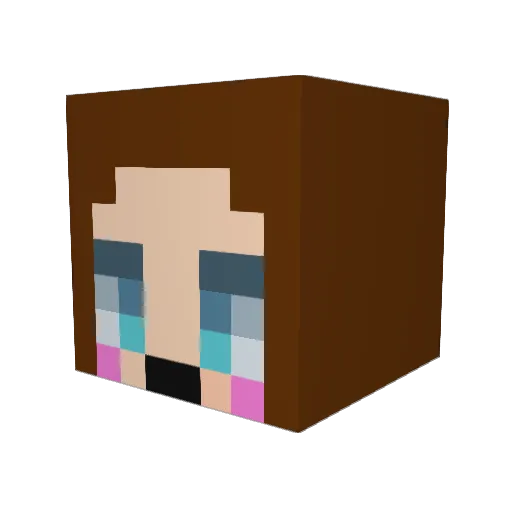 _mabuddyjerome_ Minecraft avatar head, 3D render