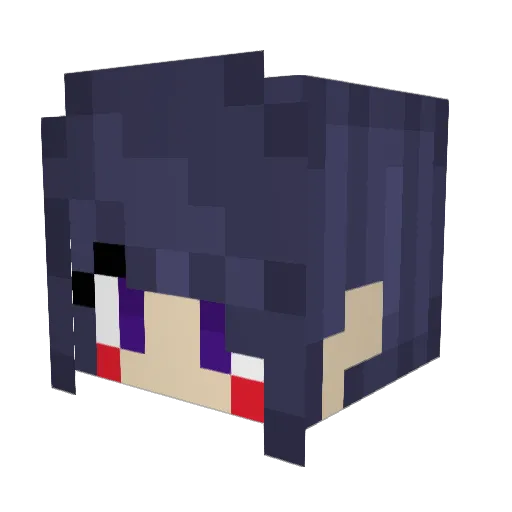 _mackaroni_ Minecraft avatar head, 3D render
