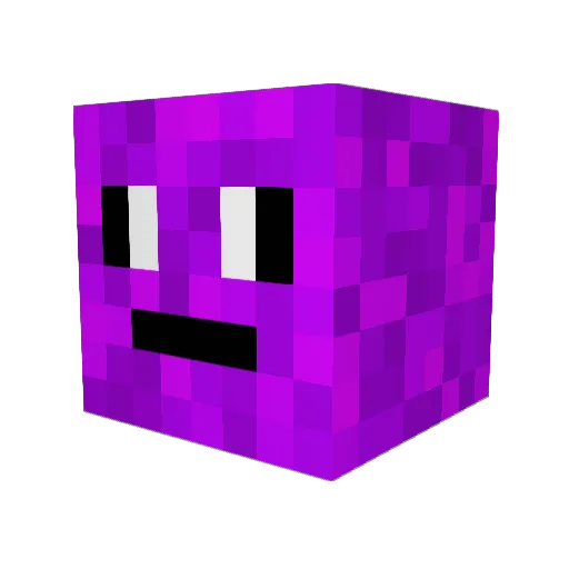 _magicshroom_ Minecraft avatar head, 3D render