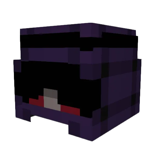 _maklini Minecraft avatar head, 3D render