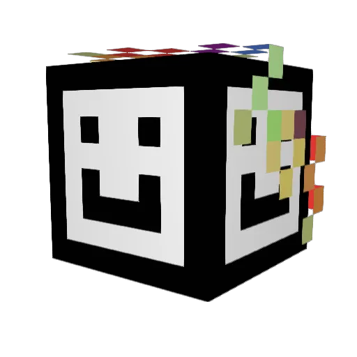 _malewife_ Minecraft avatar head, 3D render