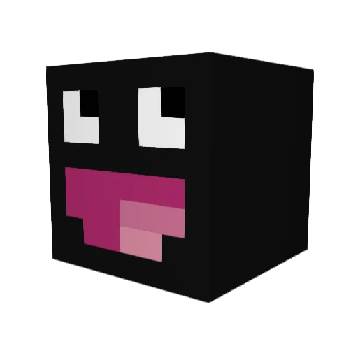 _malushka_ Minecraft avatar head, 3D render