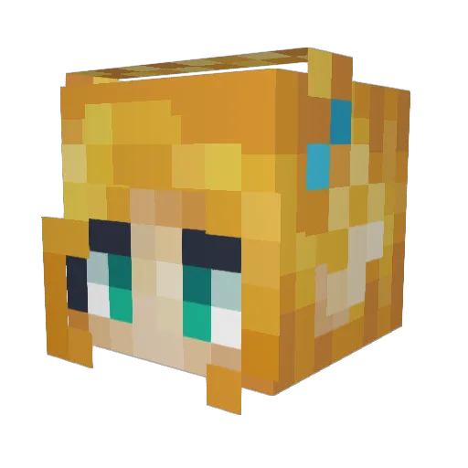 _mar_mite Minecraft avatar head, 3D render