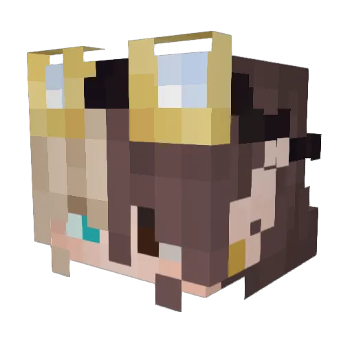 _marimari_x Minecraft avatar head, 3D render