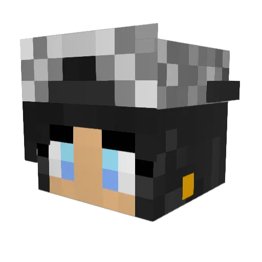 _martita_20 Minecraft avatar head, 3D render