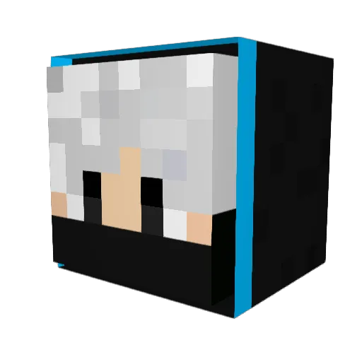 _marv_79 Minecraft avatar head, 3D render