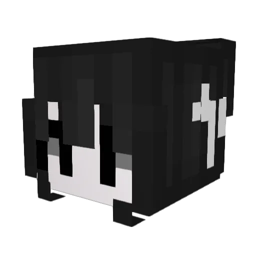 _maslan_ Minecraft avatar head, 3D render