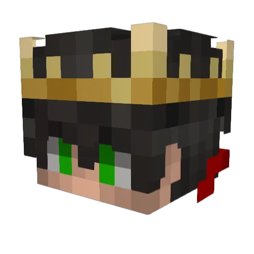 _masterNoob69 Minecraft avatar head, 3D render