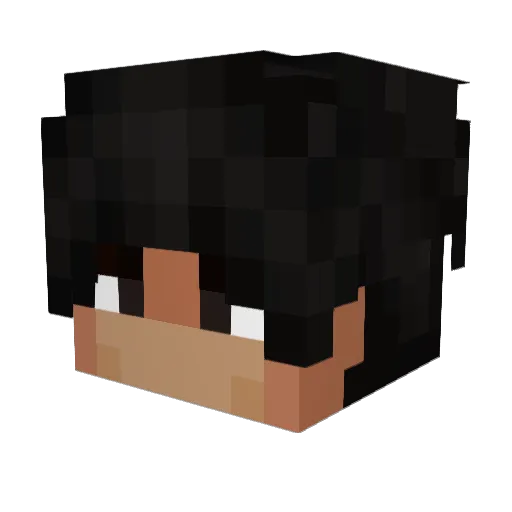 _matic Minecraft avatar head, 3D render