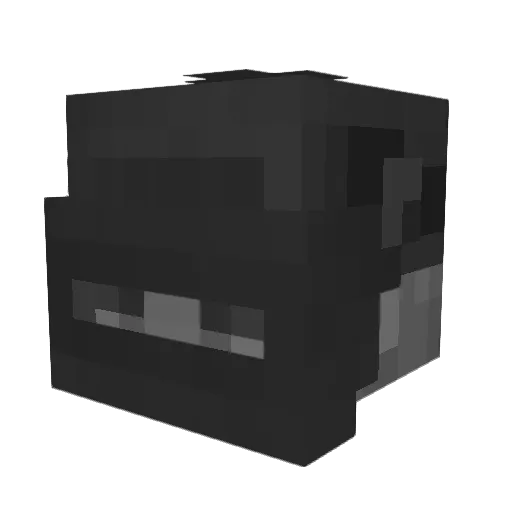 _mattek Minecraft avatar head, 3D render
