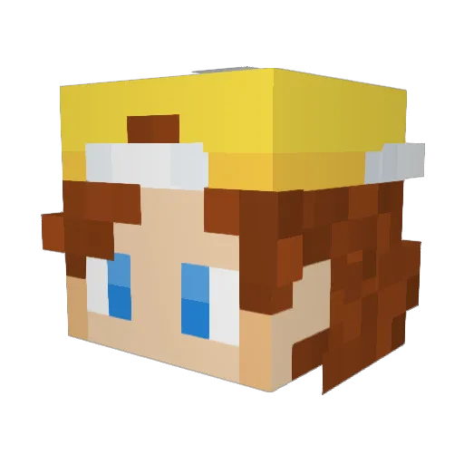 _matty___ Minecraft avatar head, 3D render