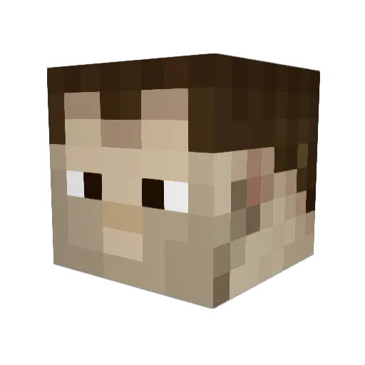 _matze_997 Minecraft avatar head, 3D render