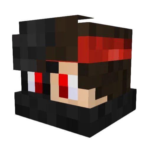_maximus23_ Minecraft avatar head, 3D render