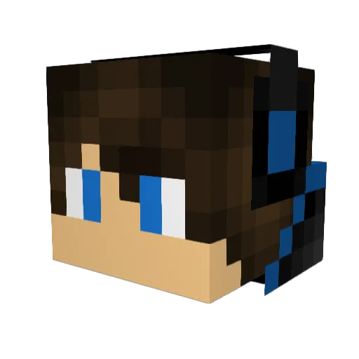 _maxsi_ Minecraft avatar head, 3D render