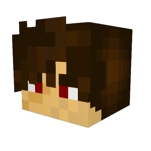 _mayers Minecraft avatar head, 3D render