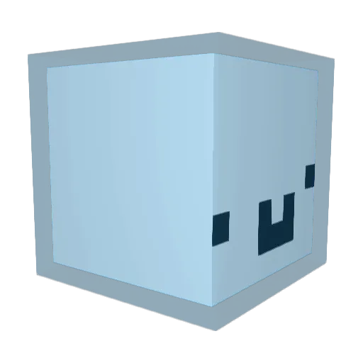 _meball_ Minecraft avatar head, 3D render