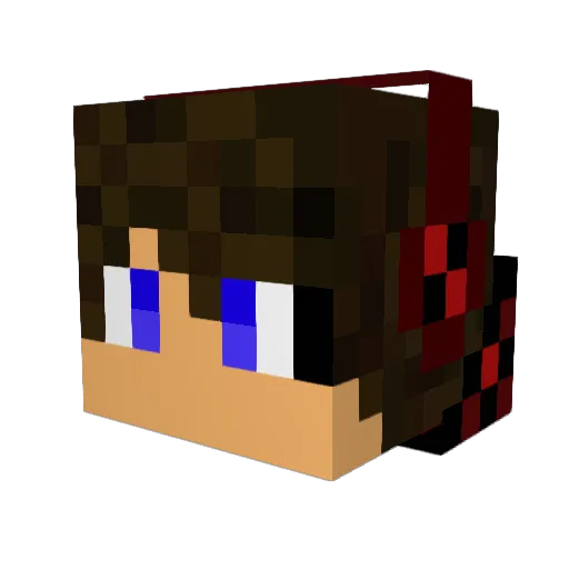 _mejts_ Minecraft avatar head, 3D render