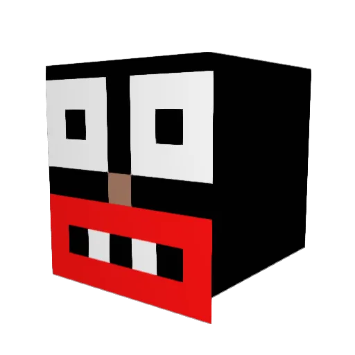 _melian_ Minecraft avatar head, 3D render