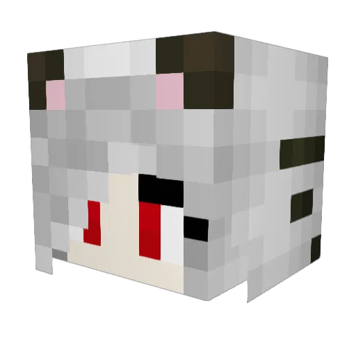 _mi_ho_ Minecraft avatar head, 3D render