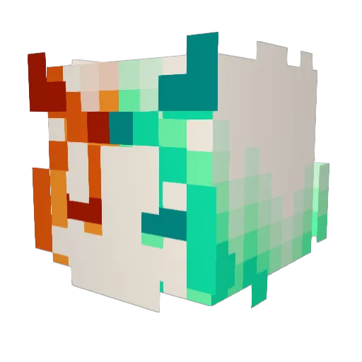 _miguel_24 Minecraft avatar head, 3D render