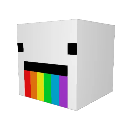 _miguelcocaf Minecraft avatar head, 3D render