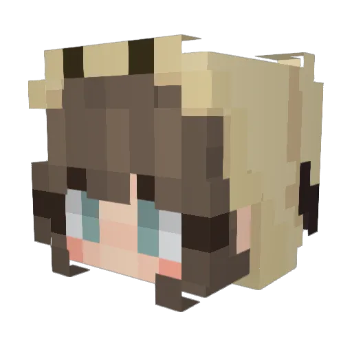 _mimikyu99 Minecraft avatar head, 3D render