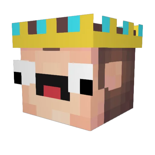 _monkey__king Minecraft avatar head, 3D render