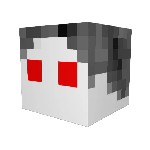 _morphyn Minecraft avatar head, 3D render