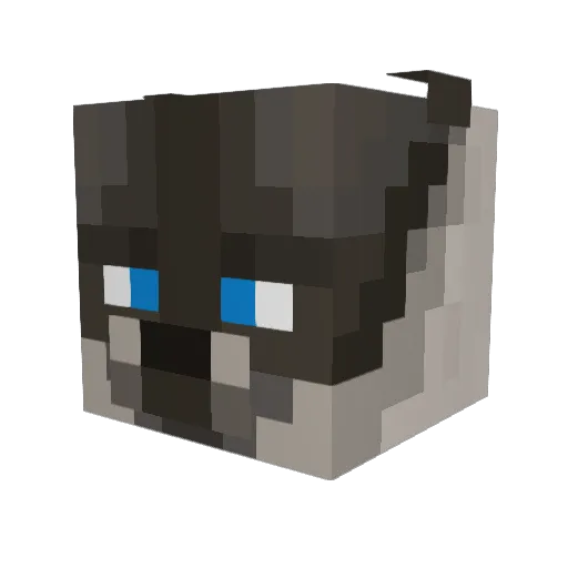 _mortik_motik Minecraft avatar head, 3D render