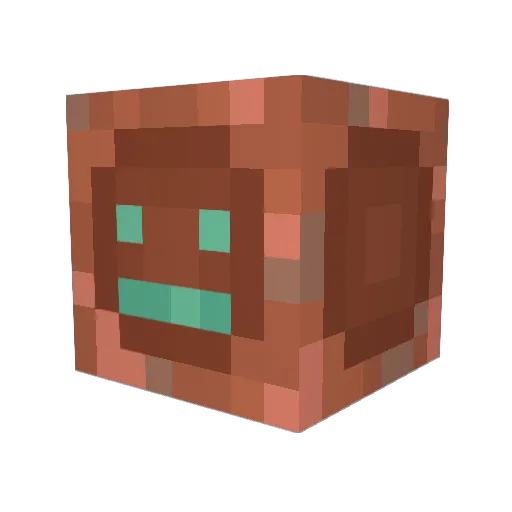 _mrdakr_ Minecraft avatar head, 3D render