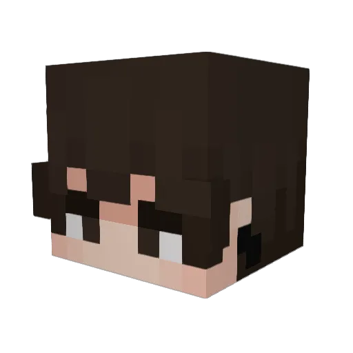 _mrpanda_ Minecraft avatar head, 3D render
