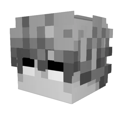 _multiwitamina Minecraft avatar head, 3D render