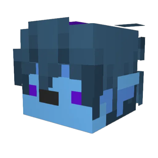 _mylo Minecraft avatar head, 3D render